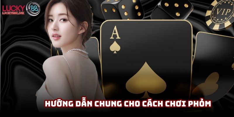 Hướng dẫn chung cho cách chơi Phỏm