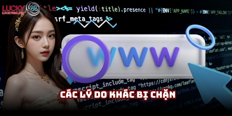 Các lý do khác khiến nền tảng bị chặn